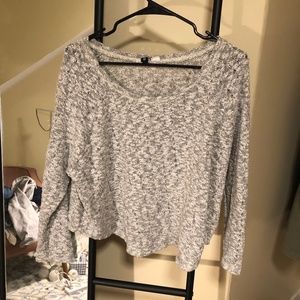 BDG Marled Grey Dolman Knit Sweater